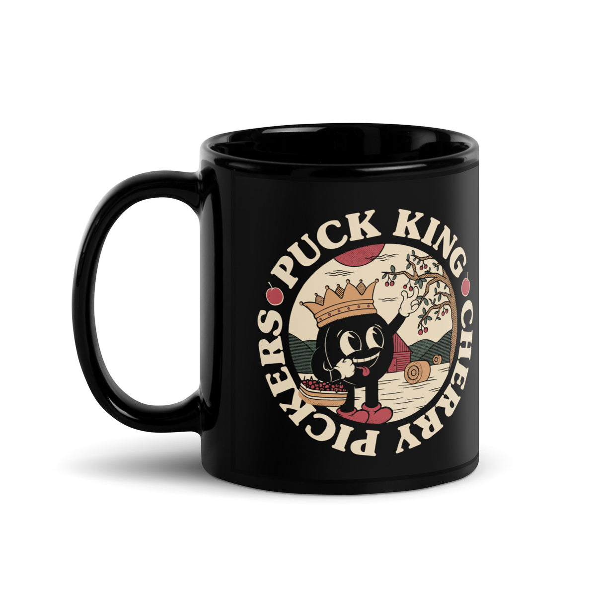 Cherry Picker Mug - Black