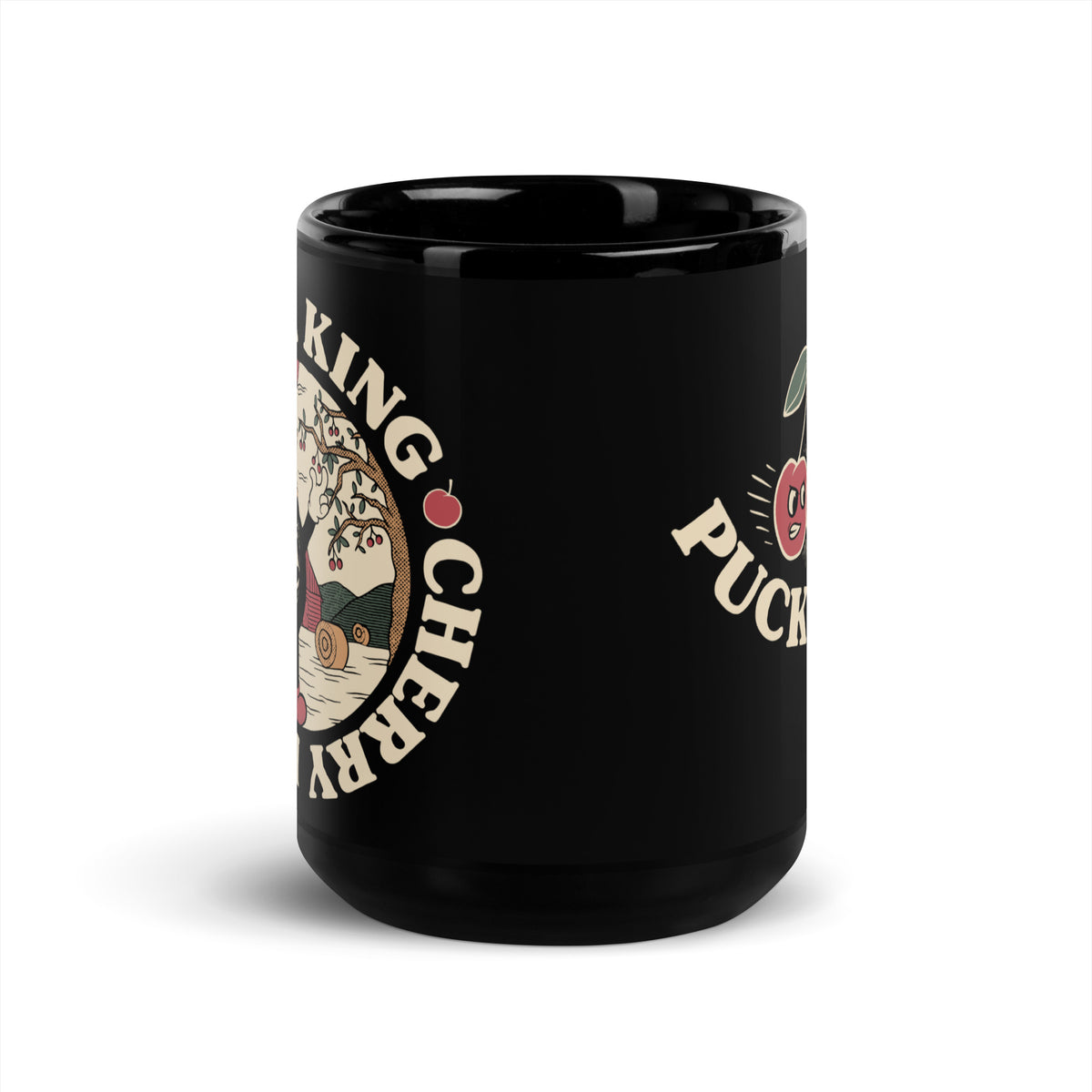 Cherry Picker Mug - Black