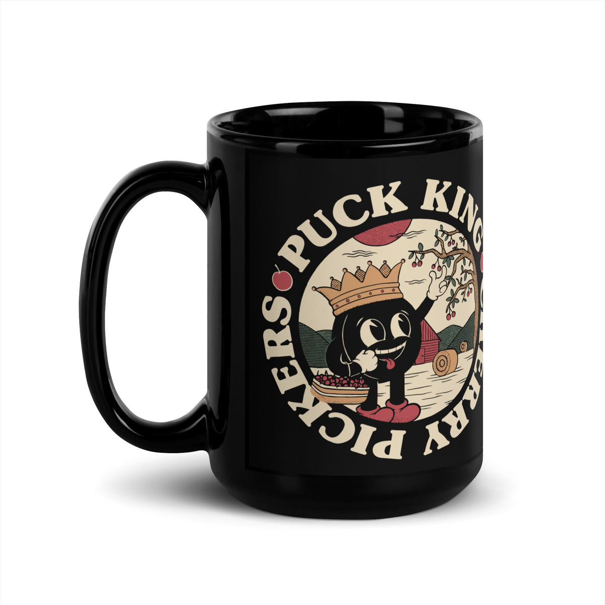 Cherry Picker Mug - Black