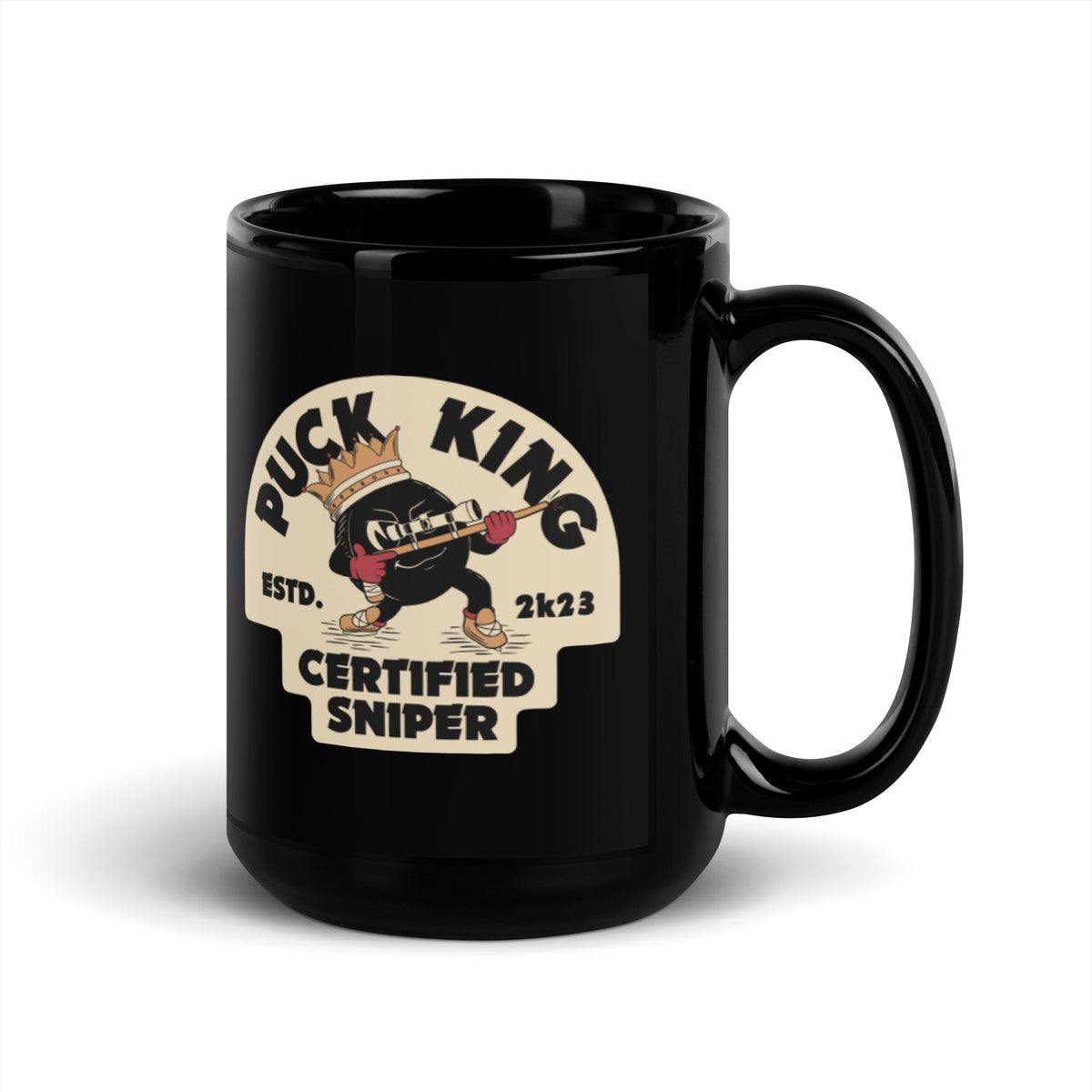 Puck King Certified Sniper Mug