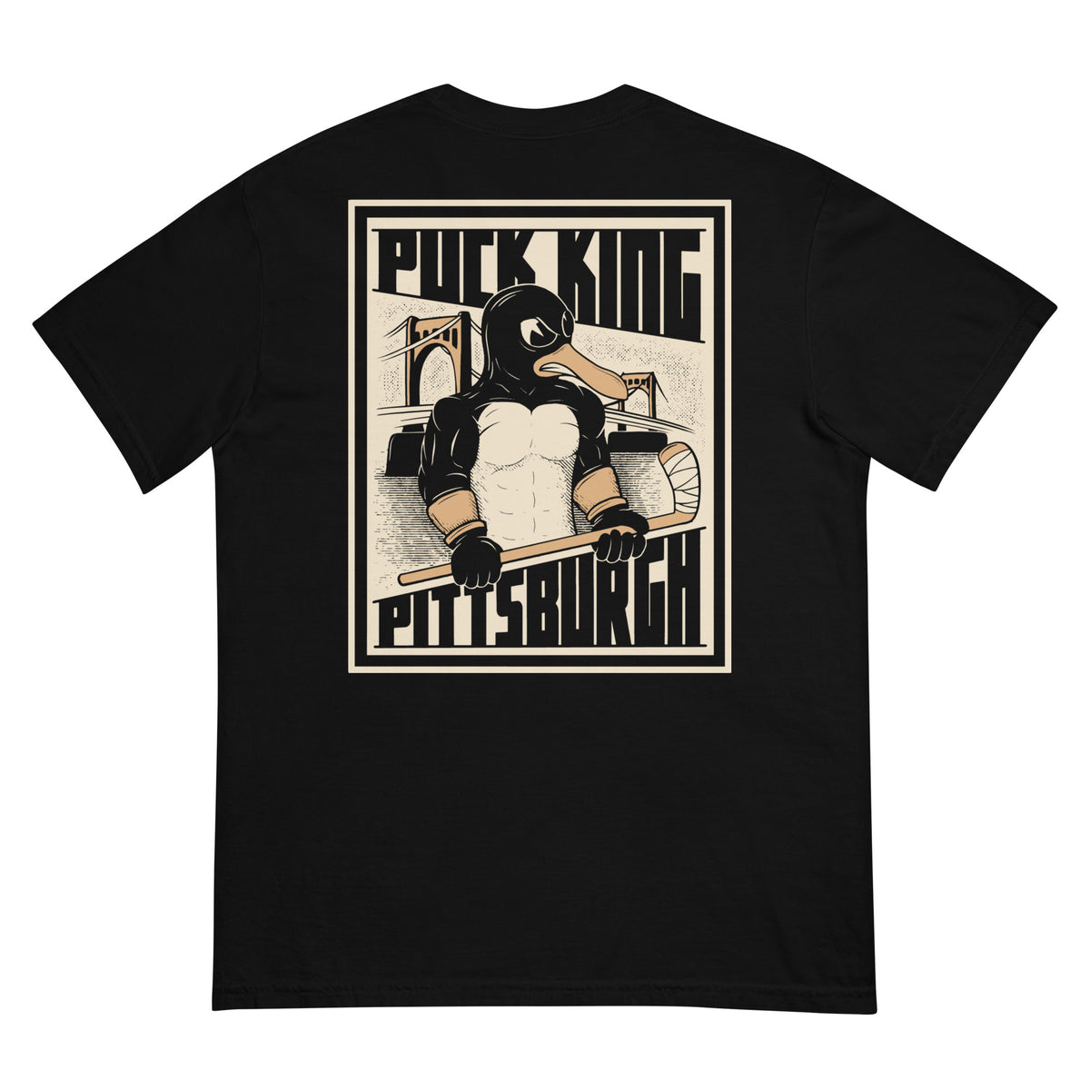 Puck King Pittsburgh Premium Tee - Home