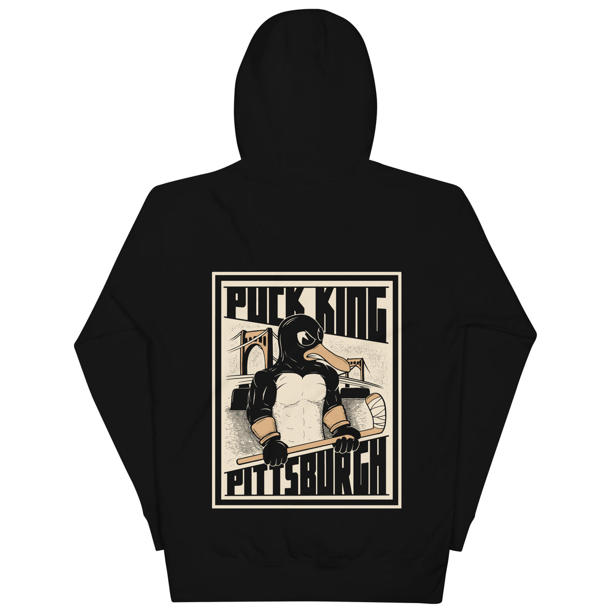 Puck King Pittsburgh Premium Hoodie - Home