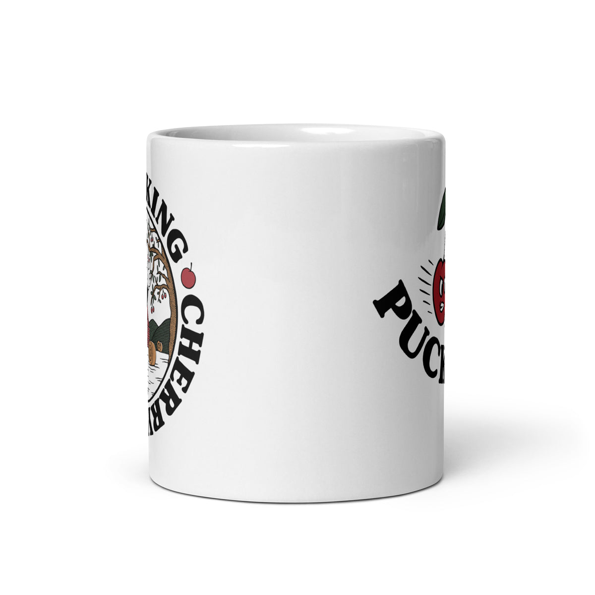 Cherry Picker Mug - White