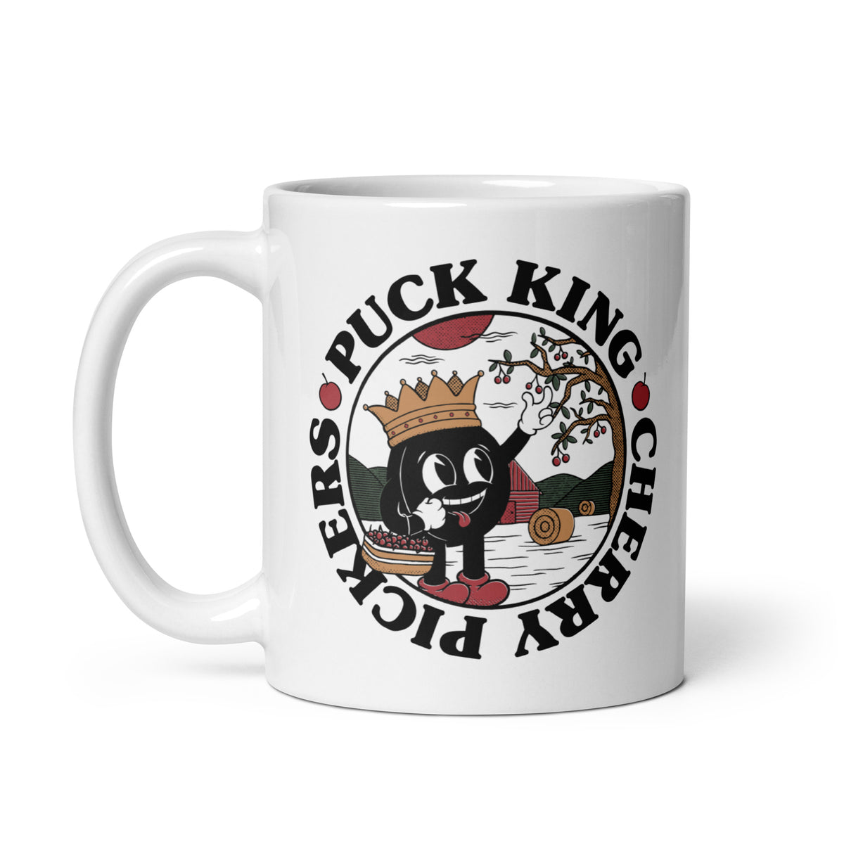 Cherry Picker Mug - White